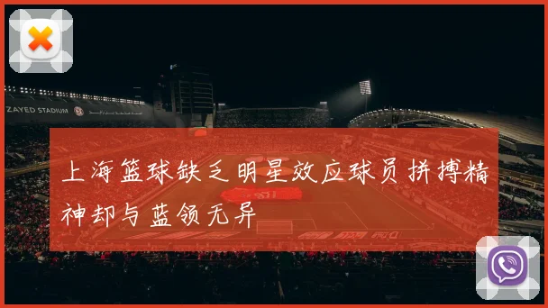 上海篮球缺乏明星效应球员拼搏精神却与蓝领无异